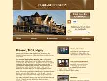 Tablet Screenshot of bransoncarriagehouseinn.com